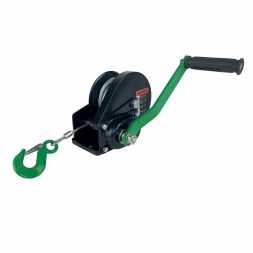 Лебедка ручная барабанная с тормозом HITCH HWB 800 800 кг канат 10 м (SZ073182)