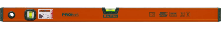 Уровень KRAFTOOL алюминиевый, 2 глазка, 80см 34721-080_z01 купить в Екатеринбурге