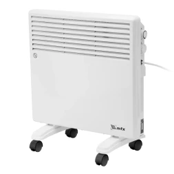 Конвектор электрический CH-1000, 1000 Вт, X-образный нагреватель, термостат, колеса // MTX 98105