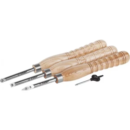 Набор ЗУБР &quot;ЭКСПЕРТ&quot;: Токарные резцы по дереву,&quot;Ромб&quot;,&quot;Квадрат&quot;,&quot;Круг&quot;,твердосплав наконеч из карбида W, 100*340мм, 3шт 18371-H3 купить в Екатеринбурге