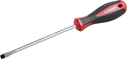 Отвертка ЗУБР &quot;МАСТЕР&quot;, Cr-v, эргономичная двухкомпонентная рукоятка, SL6,5x150мм 25061-6.5-150_z02 купить в Екатеринбурге