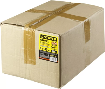 Дюбель-гвоздь полипропиленовый, потайный бортик, 8 x 140 мм, 500 шт, STAYER Master 30640-08-140 30640-08-140 купить в Екатеринбурге