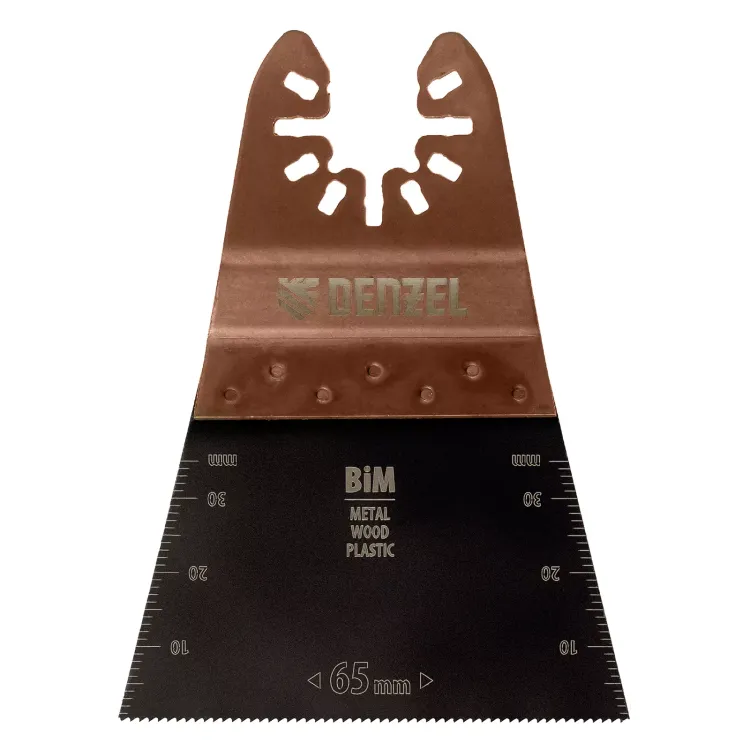 Насадка для МФИ режущая прямая, BiM, по металлу и дереву, 65 x 1.2 мм, мелкий зуб Denzel 782303 купить в Екатеринбурге