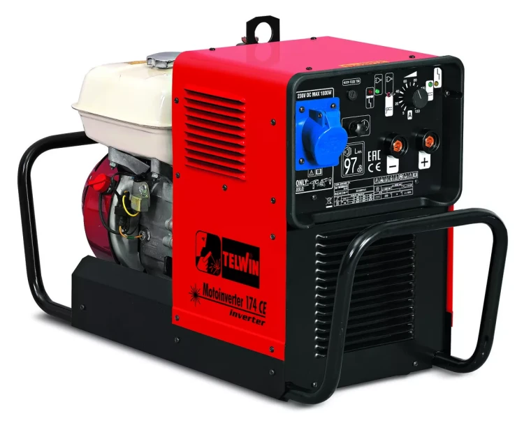 Инверторный сварочный бензогенератор Telwin MOTOINVERTER 174 CE двигатель HONDA купить в Екатеринбурге