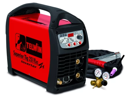 Сварочный аппарат Telwin SUPERIOR TIG 251 DC-HF/LIFT VRD  TIG ACC купить в Екатеринбурге
