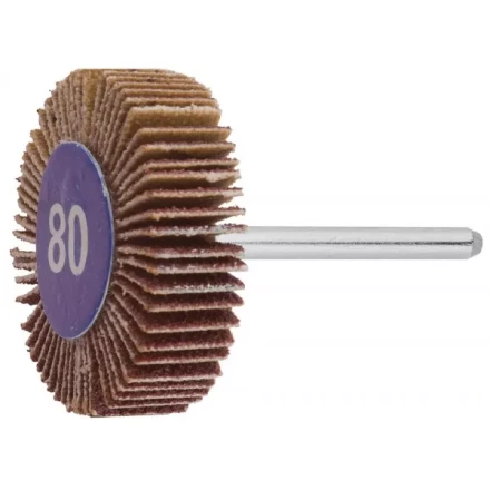 Круг ЗУБР веерный на шпильке, P 80, d 32x10x3,2 мм, L 45мм, 1шт 35934 купить в Екатеринбурге