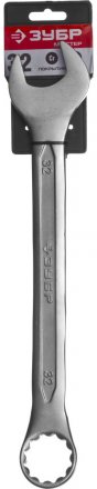 Ключ ЗУБР &quot;МАСТЕР&quot; гаечный комбинированный, Cr-V сталь, хромированный, 32мм 27087-32 купить в Екатеринбурге