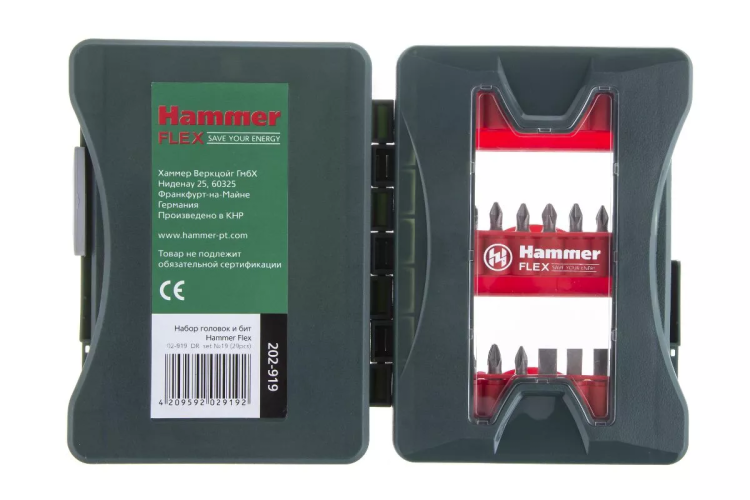 Набор бит HAMMER DR набор No19 29шт. купить в Екатеринбурге