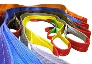 Ремень буксировочный 21т SF 6. L= 5.0 м 125 мм в 1 слой с двумя петлями купить в Екатеринбурге