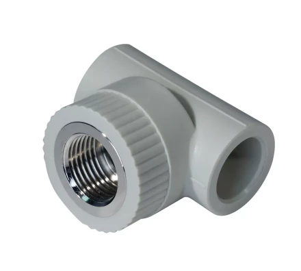 Тройник комб. PP-R ВР 32мм х1 серый (10/40) 44252 купить в Екатеринбурге