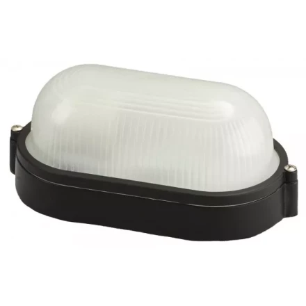 Светильник уличный СВЕТОЗАР влагозащищенный, овал, цвет черный, 60Вт SV-57201-B купить в Екатеринбурге