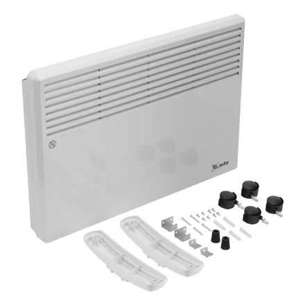 Конвектор электрический CH-1500, 1500 Вт, X-образный нагреватель, термостат, колеса // MTX 98106 купить в Екатеринбурге