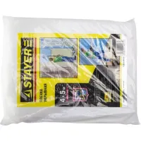 Пленка STAYER "PROFI" защитная укрывочная, LDPE, 30 мкм, 4 х 5 м 12253-04-05