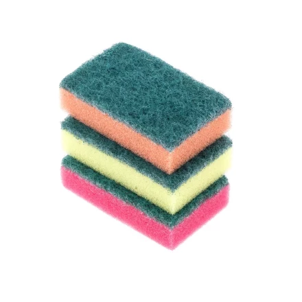 Губки для посуды Mini, 79 x 49 x 23 мм, 3шт, Россия Elfe 92349 купить в Екатеринбурге