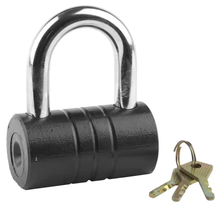 Замок ЗУБР &quot;МАСТЕР&quot; навесной, повышенной защищенности, дисковый механизм секрета, ключ 7 &quot;пинов&quot;, 82 x 46 мм 3720-21_z01 купить в Екатеринбурге