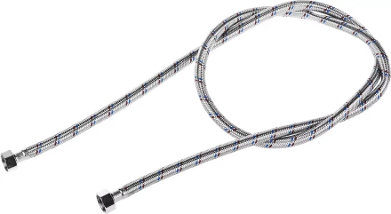 Подводка гибкая ЗУБР для воды, оплетка из нержавеющей стали, г/г 1/2&quot; - 1,8м 51005-G/G-180 купить в Екатеринбурге