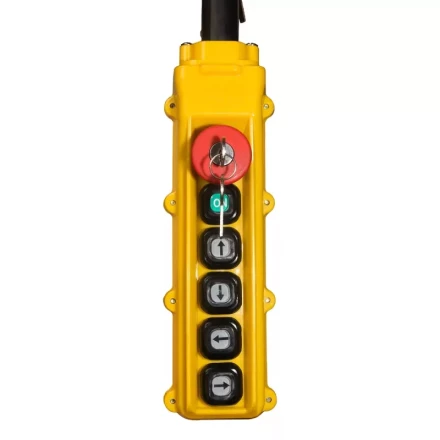 Пульт управления для талей CD (4 кнопки + пуск + аварийный бутон 380в) 1001742 купить в Екатеринбурге