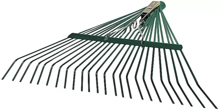 Грабли веерные RACO усиленные, 24 плоских зубца, эпоксидное покр., 600мм 4231-53/741 купить в Екатеринбурге