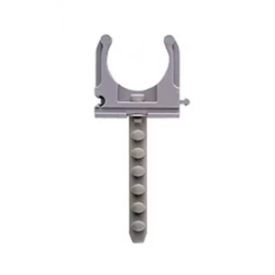 Скоба-держатель ЗУБР &quot;МАСТЕР&quot; для металлопластиковых труб, в комплекте с дюбелем, 25 мм, 5 шт 4-44956-25