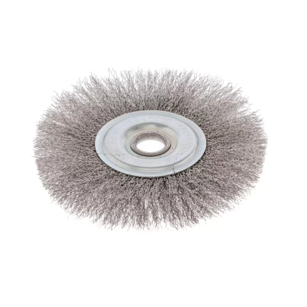 Щетка для УШМ 175 мм посадка 22,2 мм плоская витая проволока Сибртех 746667 купить в Екатеринбурге