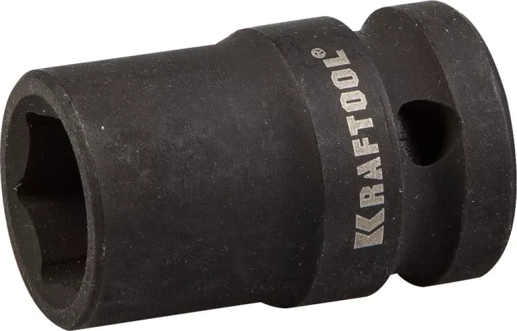 Торцовая головка KRAFTOOL "INDUSTRIE QUALITAT" ударная (1/2"), FLANK, Cr-Mo, фосфатированная, 14 мм 27940-14_z01 купить в Екатеринбурге
