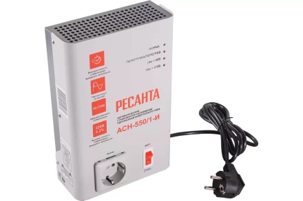 Стабилизатор напряжения АСН-550/1-И Ресанта 63/6/75 купить в Екатеринбурге