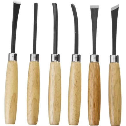 Набор STAYER: Резцы фигурные, с деревянной ручкой, 6шт 1832-H6 купить в Екатеринбурге