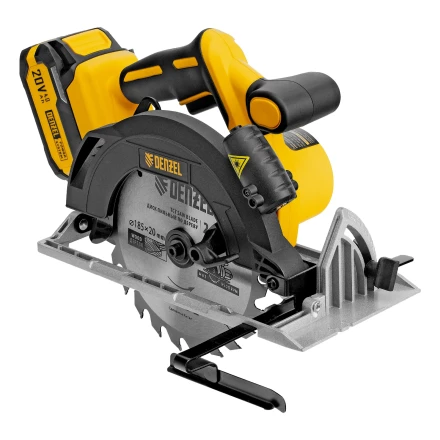 Пила циркулярная аккумуляторная бесщет. CCSH-BL-20-185, 185 мм, Li-Ion, 20 В// Denzel 27409 купить в Екатеринбурге
