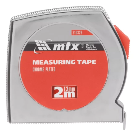 Рулетка Matrix Chrom, 2 м x 13 мм, хромированный корпус, 310329 купить в Екатеринбурге