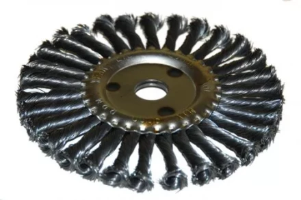 Щетка для УШМ Ф22,2/178 мм дисковая сталь витая Энкор 51586 купить в Екатеринбурге