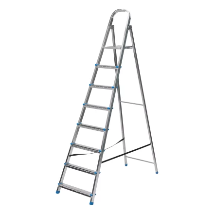 Стремянка, 8 ступеней Сибртех 97840, стальная, оцинкованная купить в Екатеринбурге