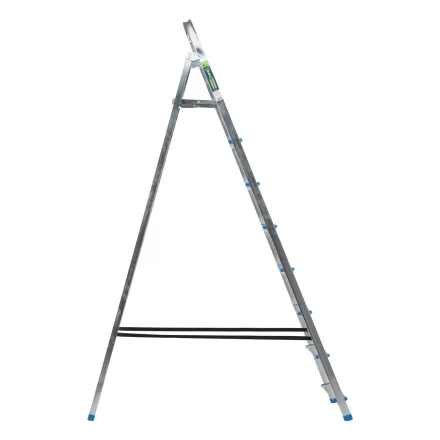 Стремянка, 8 ступеней Сибртех 97840, стальная, оцинкованная купить в Екатеринбурге