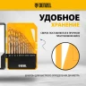 Набор сверл по металлу Denzel 723002, 1,5-6,5мм, Р6М5-TiN, Golden Tip, 13 шт купить в Екатеринбурге
