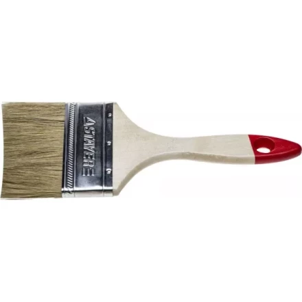 Кисть плоская STAYER &quot;UNIVERSAL-STANDARD&quot;, светлая натуральная щетина, деревянная ручка, 75мм 0101-075 купить в Екатеринбурге