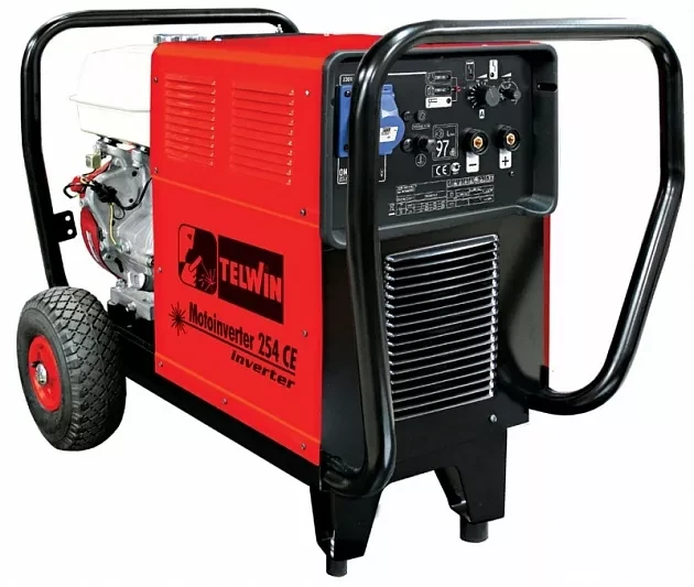 Инверторный сварочный бензогенератор Telwin MOTOINVERTER 254 CE двигатель HONDA Telwin купить в Екатеринбурге