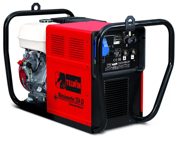 Инверторный сварочный бензогенератор Telwin MOTOINVERTER 254 CE двигатель HONDA Telwin купить в Екатеринбурге
