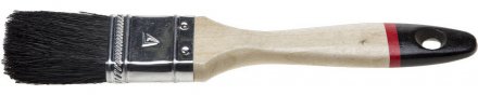 Кисть плоская STAYER &quot;UNIVERSAL-EURO&quot;, чёрная натуральная щетина, деревянная ручка, 63мм 01022-063 купить в Екатеринбурге
