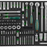 Набор головок торцевых 1/4" 3/8" 1/2"DR 81предмет вставок бит-40предметов EVAложемент Jonnesway S04H45121SV 49275 купить в Екатеринбурге