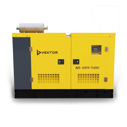Дизельный генератор Vektor AD-100Y-T400 в шумозащитном кожухе купить в Екатеринбурге