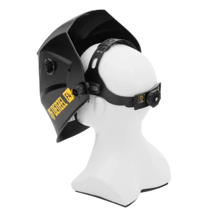 Щиток защитный лицевой (маска сварщика) F4, см. окно 90х35, DIN 9-13// Denzel 89715 купить в Екатеринбурге