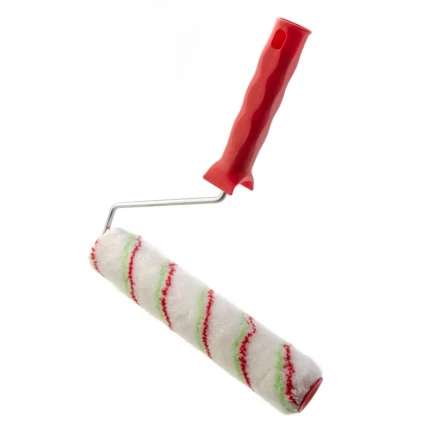 Валик &quot;Эмали&quot; , 250 мм, ворс 12 мм, D - 36 мм, D ручки - 6 мм, полиамид, полиакрил Сибртех 80201 купить в Екатеринбурге