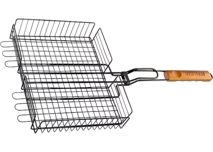 Решетка гриль 250х310х65 мм объемная антипригарная PALISAD Camping 69552 купить в Екатеринбурге