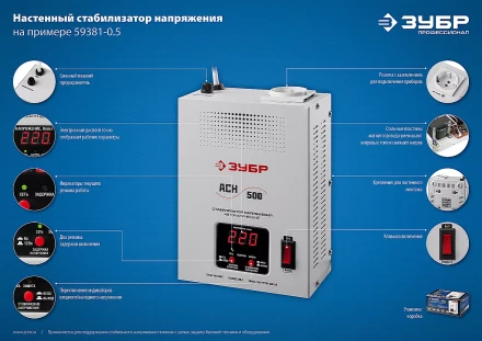 Стабилизаторы напряжения навесные серия ПРОФЕССИОНАЛ купить в Екатеринбурге