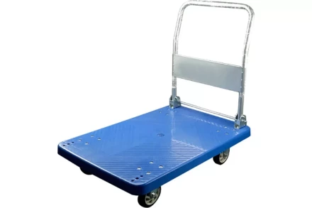 Тележка платформенная пластиковая 350 кг TOR PH350P (1100х650) со складной ручкой (резина 150 мм) 1042366 купить в Екатеринбурге