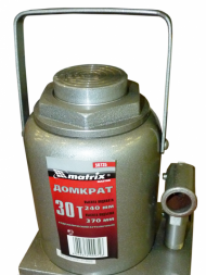 Домкрат гидравлический бутылочный 30 т h подъема 240–370 мм  MATRIX MASTER