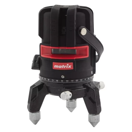 Лазерный уровень ML 05 Red, 20 м, 635 нм, резьба 5/8&quot; Matrix 35066 купить в Екатеринбурге