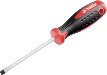 Отвертка Profi SL6,5 х 100 мм S2 двухкомп. рукоятка MATRIX 11820 купить в Екатеринбурге