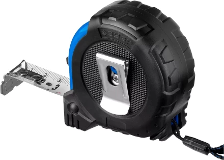 Рулетка ЗУБР &quot;НЕЙЛОН&quot;, нейлоновое покрытие, упрочненное полотно, ударопрочный обрезиненный корпус, 5м/19мм 34056-05-19_z01 купить в Екатеринбурге