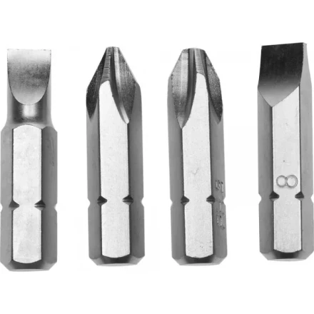 Набор STAYER &quot;PROFI&quot; Биты для ударно-поворотной отвертки, Cr-V, 38мм, 4 предмета 25667-S4 купить в Екатеринбурге