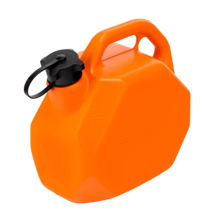 Канистра для ГСМ Stels 53110, пластиковая, со скошенными углами, 5 литров купить в Екатеринбурге